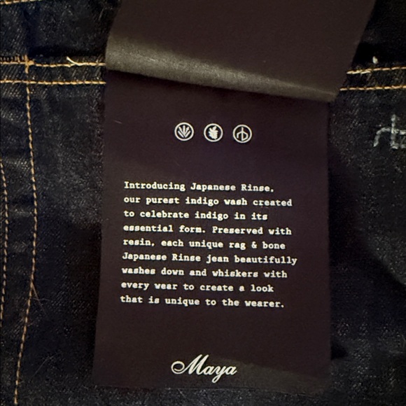 (RB-44) Rag & Bone Maya High - Rise Bootcut in Rinse NWT - Picture 6 of 7